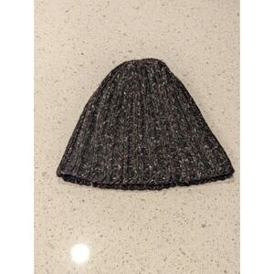 Christopher Fischer Beanie Toque Adult‎ O/S Brown Gray Wool Cashmere Knit Winter